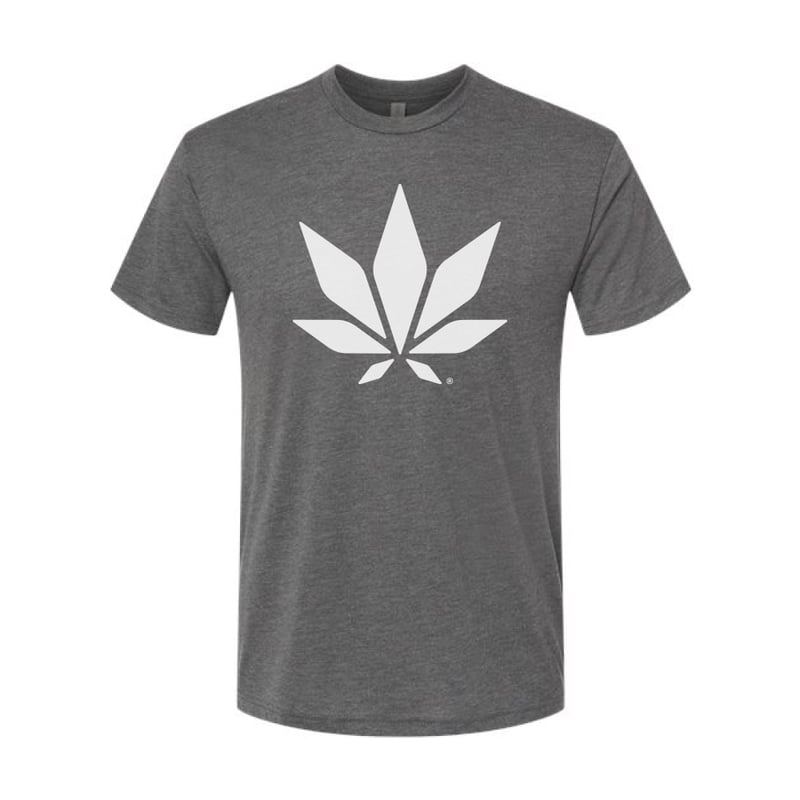 Flowhub Dark Gray Leaf T-Shirts - image1