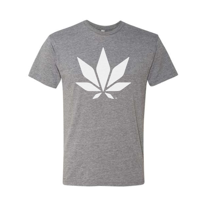 Flowhub Light Gray Leaf T-Shirt - image1