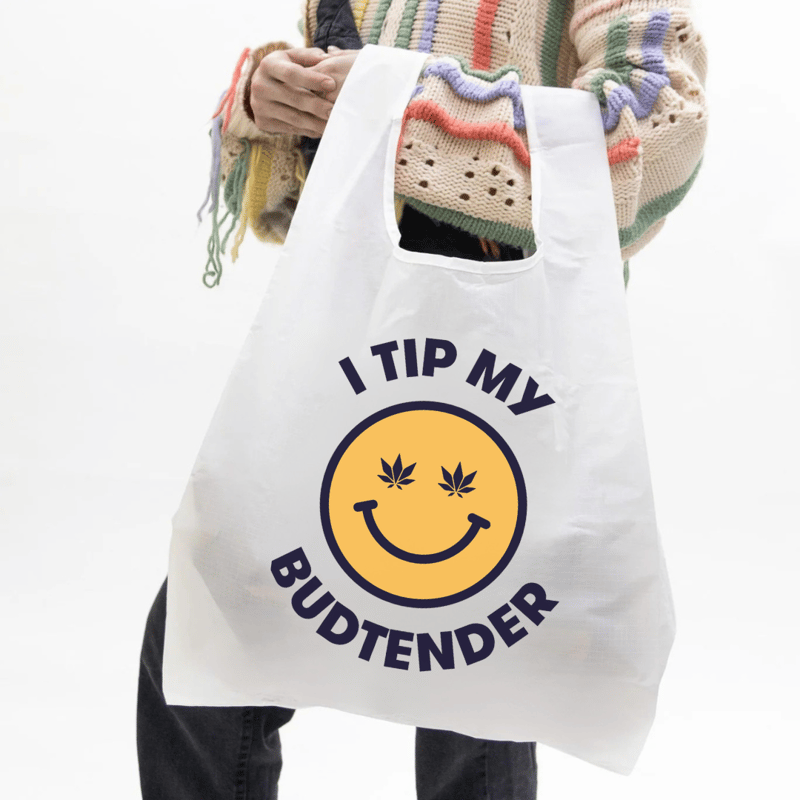 Flowhub I Tip My Budtender BAGGU